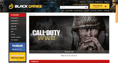 Desktop Screenshot of blackgames.pl