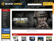Tablet Screenshot of blackgames.pl